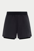 2-1 TRANSLUCENT RUN SHORT - BLACK