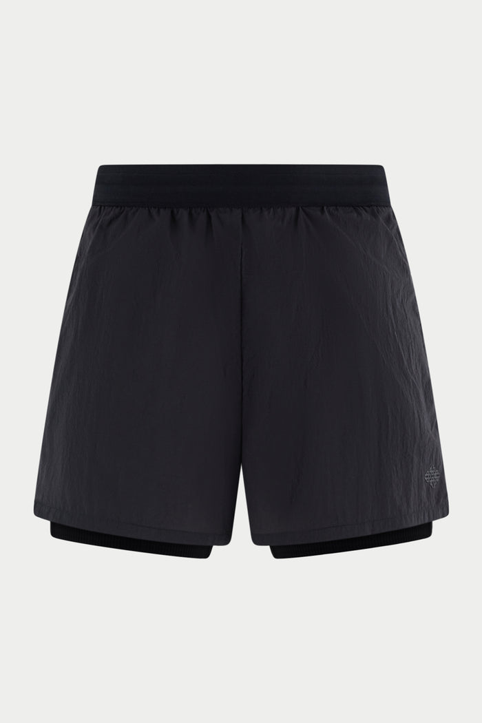 2-1 TRANSLUCENT RUN SHORT - BLACK