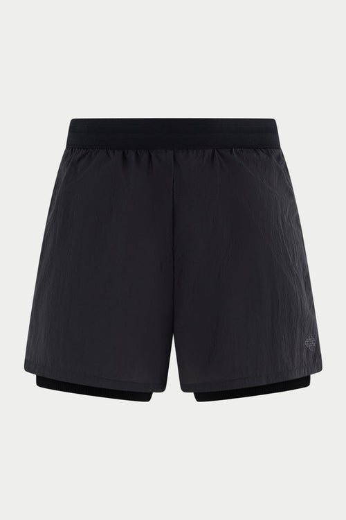 2-1 TRANSLUCENT RUN SHORT - BLACK