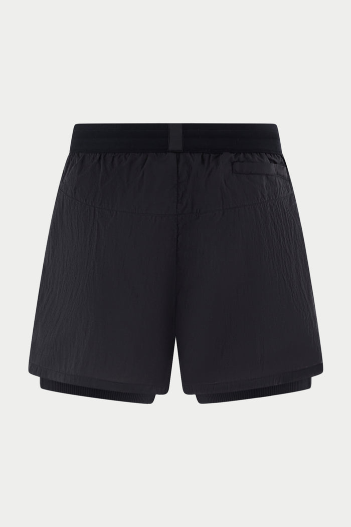 2-1 TRANSLUCENT RUN SHORT - BLACK