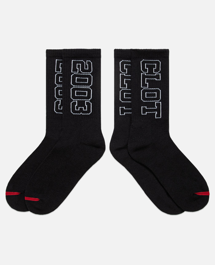2003 CLOT Logo Socks (Black)