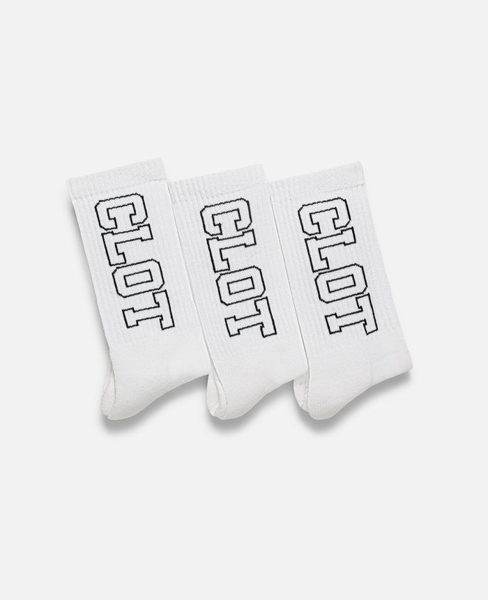 2003 CLOT Logo Socks (White)