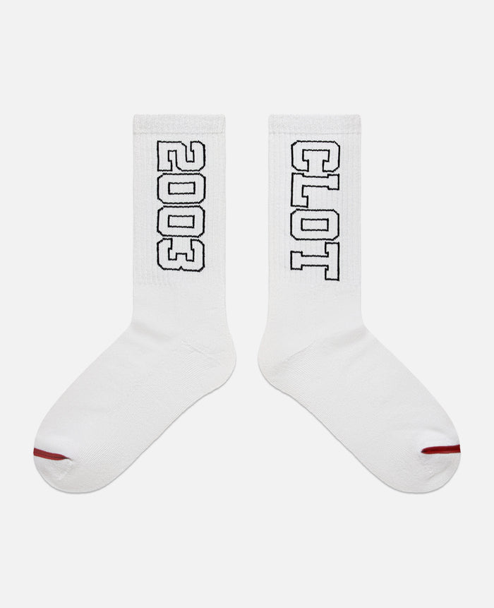 2003 CLOT Logo Socks (White)