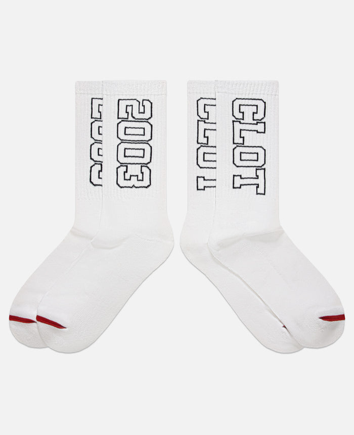 2003 CLOT Logo Socks (White)