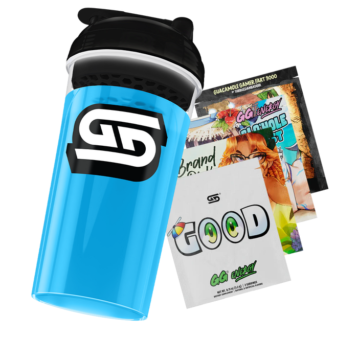 24oz Gamer Supps Shaker Clear - 6 - Gamer Supps