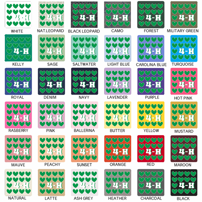 4-H Multiple Hearts– Infant/Toddler/Youth