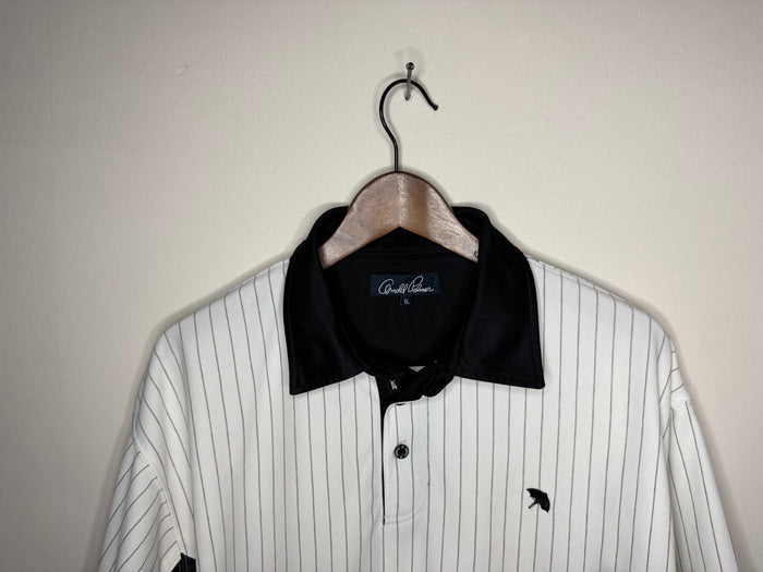 Arnold Palmer pinstripe polo (XL)