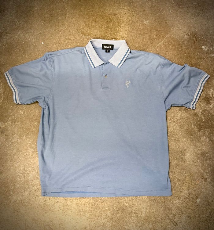 Ashworth light blue polo (L)