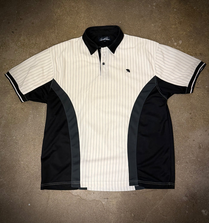 Arnold Palmer pinstripe polo (XL)