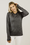 Active Merino Wool  Hoodie - 100% Superfine Merino Wool. Front View