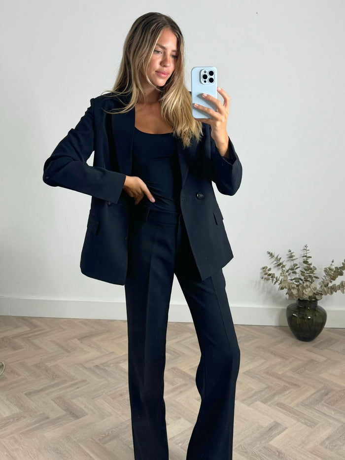 Adeline Tailored Trouser / Black - Style Cheat