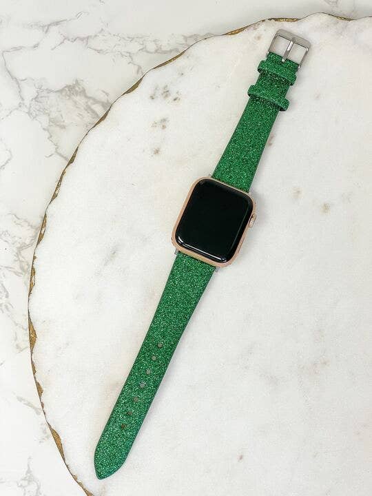 Adjustable Glitter Smart Watch Bands