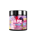 Black container with a pink label featuring colorful "Banana Bananaberry Bedtime" text and floral illustrations on the side