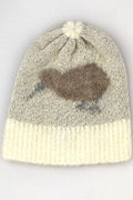 brushed alpaca kiwi beanie - kapeka nz