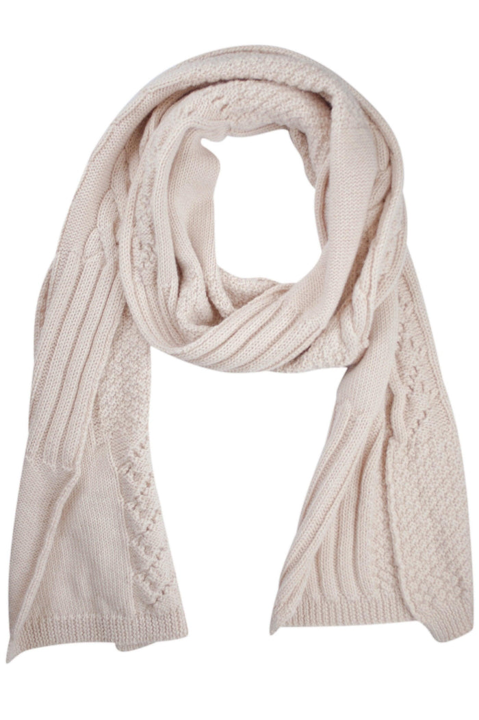 Pink Alpaca Patch Scarf - Kapeka NZ