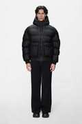 RAINS Alta Bomber Puffer Jacket Black Jacket