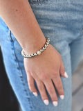 Amy Large Bracelet in Silver