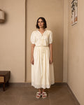 Ari Top and Skirt Set (Beige)