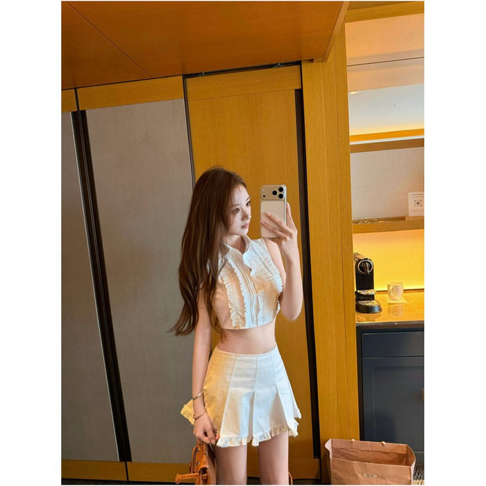 White vest 100 cotton in stock / S