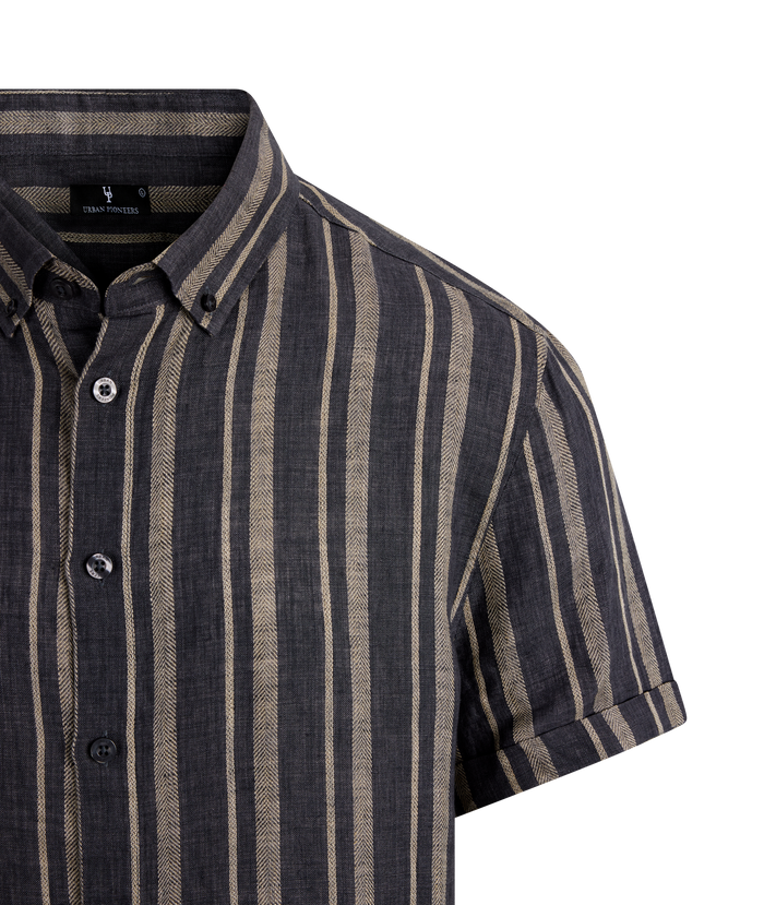 Urban Pioneers Male Aurelio SS Shirt SS SHIRT BLACK