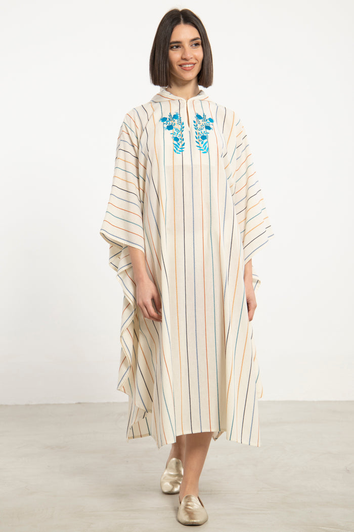 Badiya Cotton Striped Jellaba