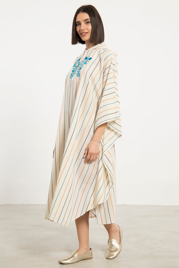 Badiya Cotton Striped Jellaba