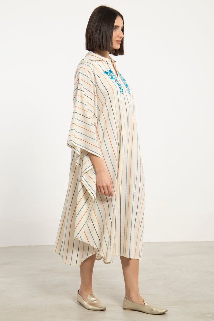 Badiya Cotton Striped Jellaba