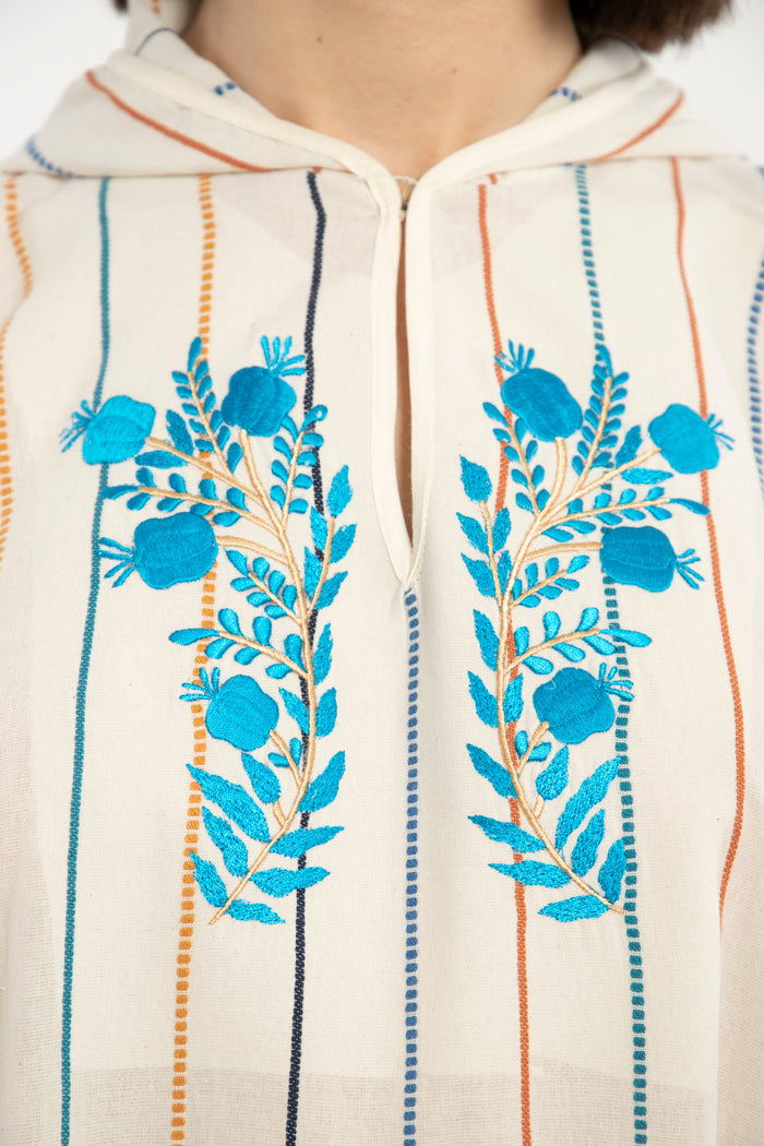 Badiya Cotton Striped Jellaba