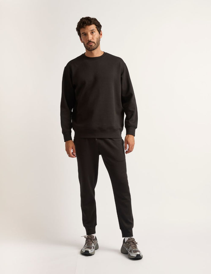 Boody Bamboo Tech Fleece Men's Crew Neck Sweater