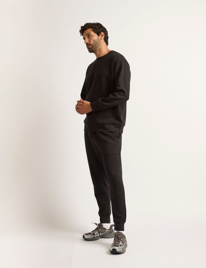Boody Bamboo Tech Fleece Men's Crew Neck Sweater