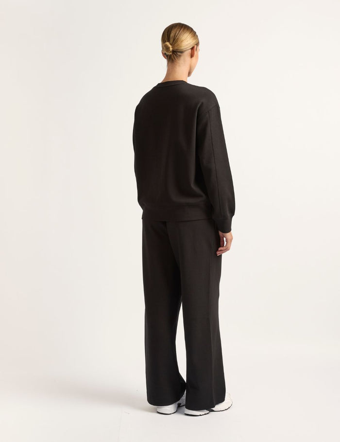 Boody Bamboo Tech Fleece Women's Crew Neck Sweater