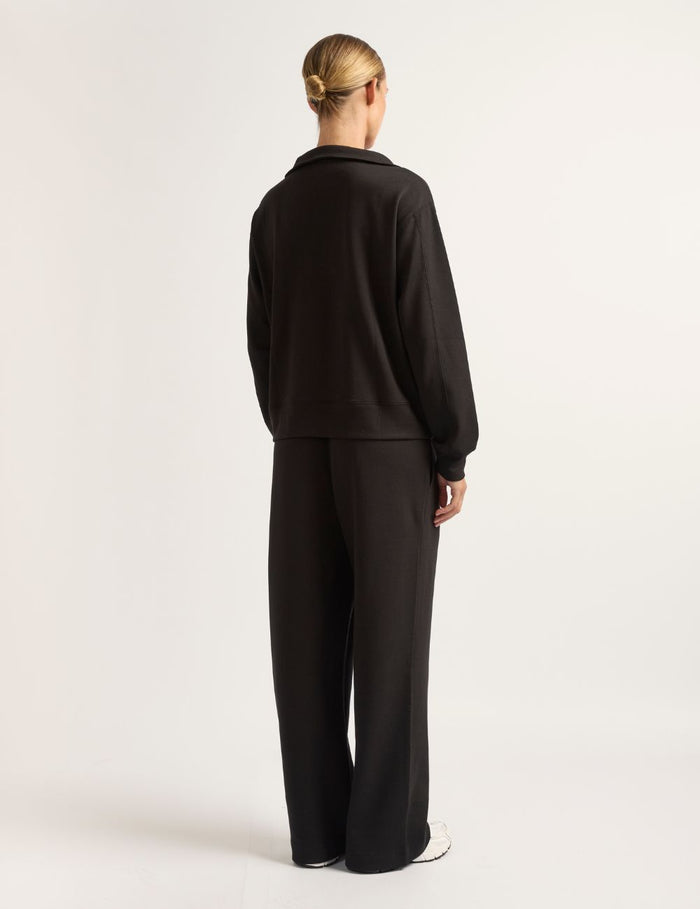Boody Bamboo Tech Fleece Women's Quarter Zip Sweater