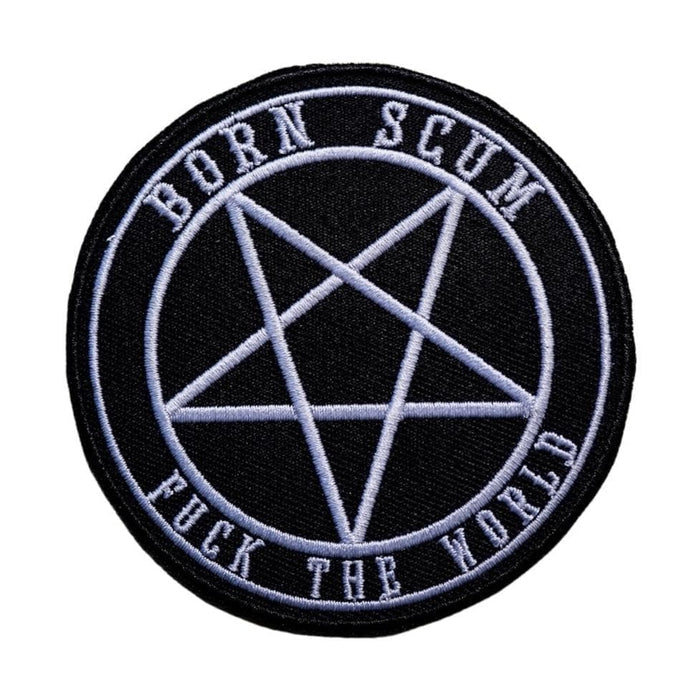BORN SCUM PENTAGRAM PATCH - Born Scum Clothing Co