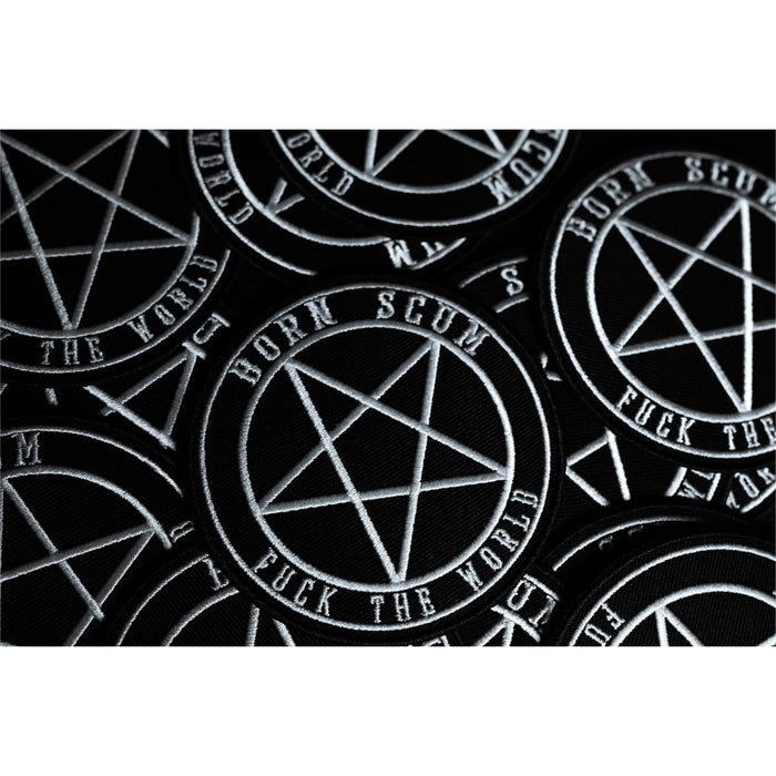 BORN SCUM PENTAGRAM PATCH - Born Scum Clothing Co