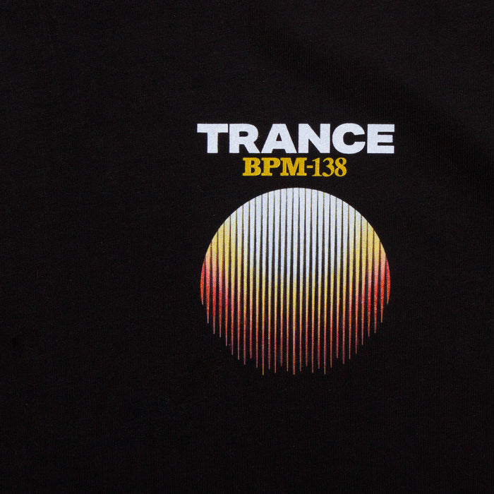 BPM Trance Back Print  - Tank Tshirt - Black