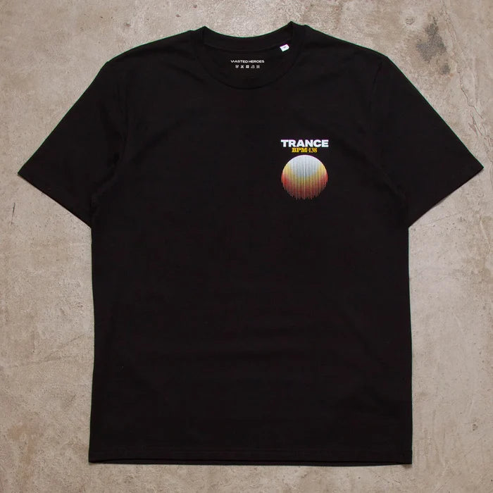BPM Trance Back Print  - Tank Tshirt - Black