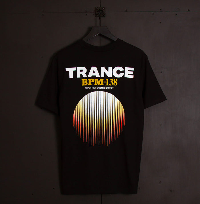 BPM Trance Back Print - Tshirt - Black