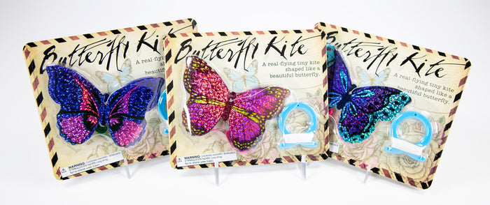Purple/Pink, Pink and Purple/Blue Butterfly Kites