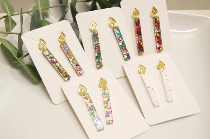 Candle Earrings.