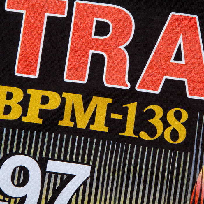 Cassette Trance 97 Front Print - Tshirt - Black