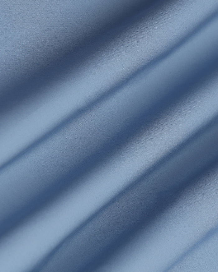 Casual Blue Solid Shirt - Lujo