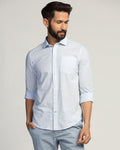 Casual Blue Stripe Shirt - Marven