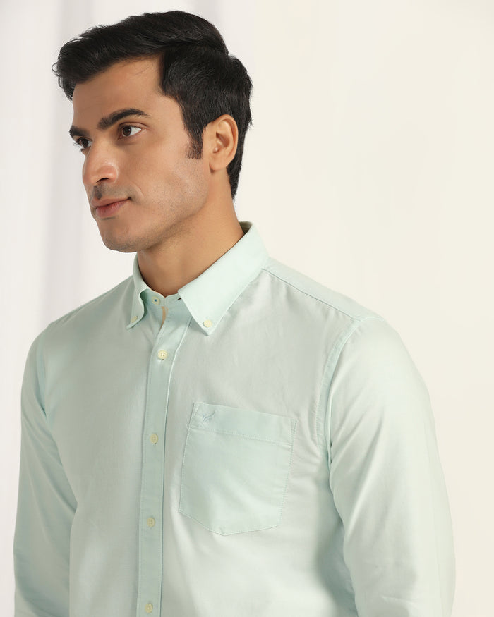 Casual Mint Solid Shirt - Solly
