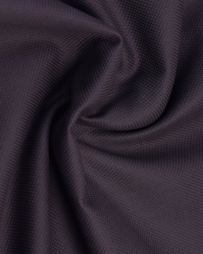 Casual Purple Textured Shirt - Caty
