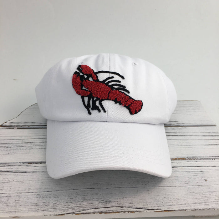Chenille Crawfish Baseball Cap