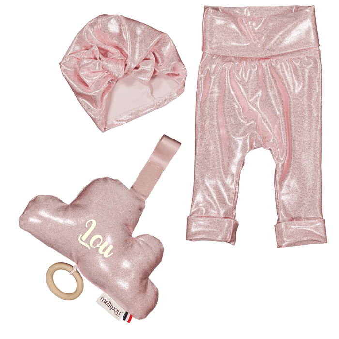 Coffret bébé Disco rose - Liliane Nuage musical MELLIPOU