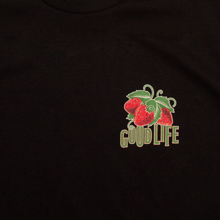 Crest Strawberry Good Life - Tshirt - Black