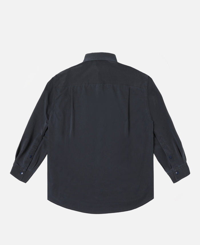 "C"Vintage Effect Cooldots City Uniform L/S Shirt (Navy)