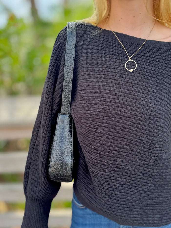 Delaney Sweater in black