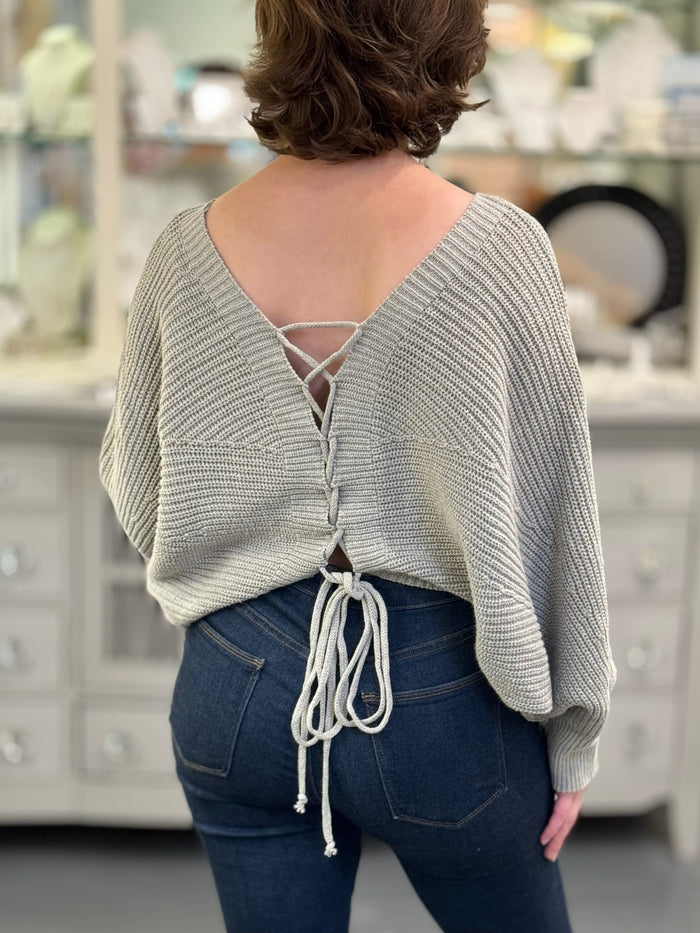 Delaney Sweater in Grey